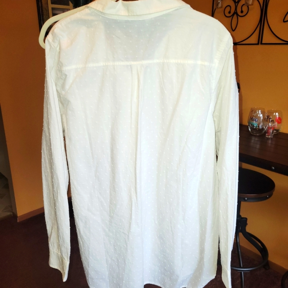 Textured Button down shirt